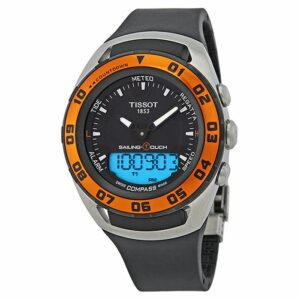 Tissot - Sailing Touch Chronograph Orange Black Silicone Strap - T0564202705102 - Herren - 2011-heute