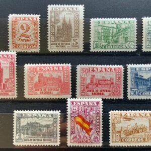 Spanien 1936/1937 - ‘Junta de Defensa Nacional’ complete set