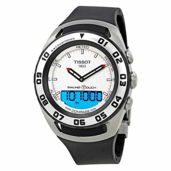 Tissot - Sailing Touch Chronograph Black Silicone Strap - T0564202703100 - Herren - 2011-heute