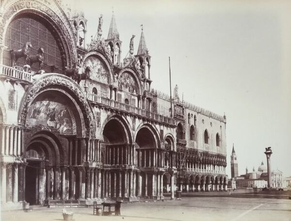 Carlo Naya (1816-1882) - Venezia - Basilico di S. Marco, Palazzo Ducale ed Isola di S. Giorgio