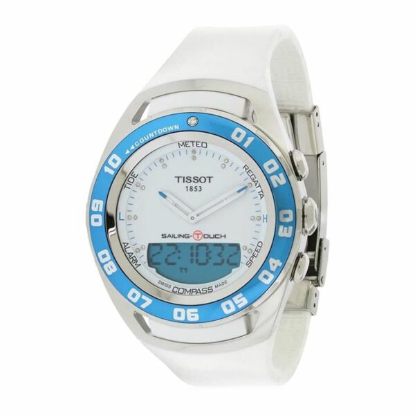 Tissot - Sailing Touch Diamond White Silicone Strap - T0564201701600 - Herren - 2011-heute